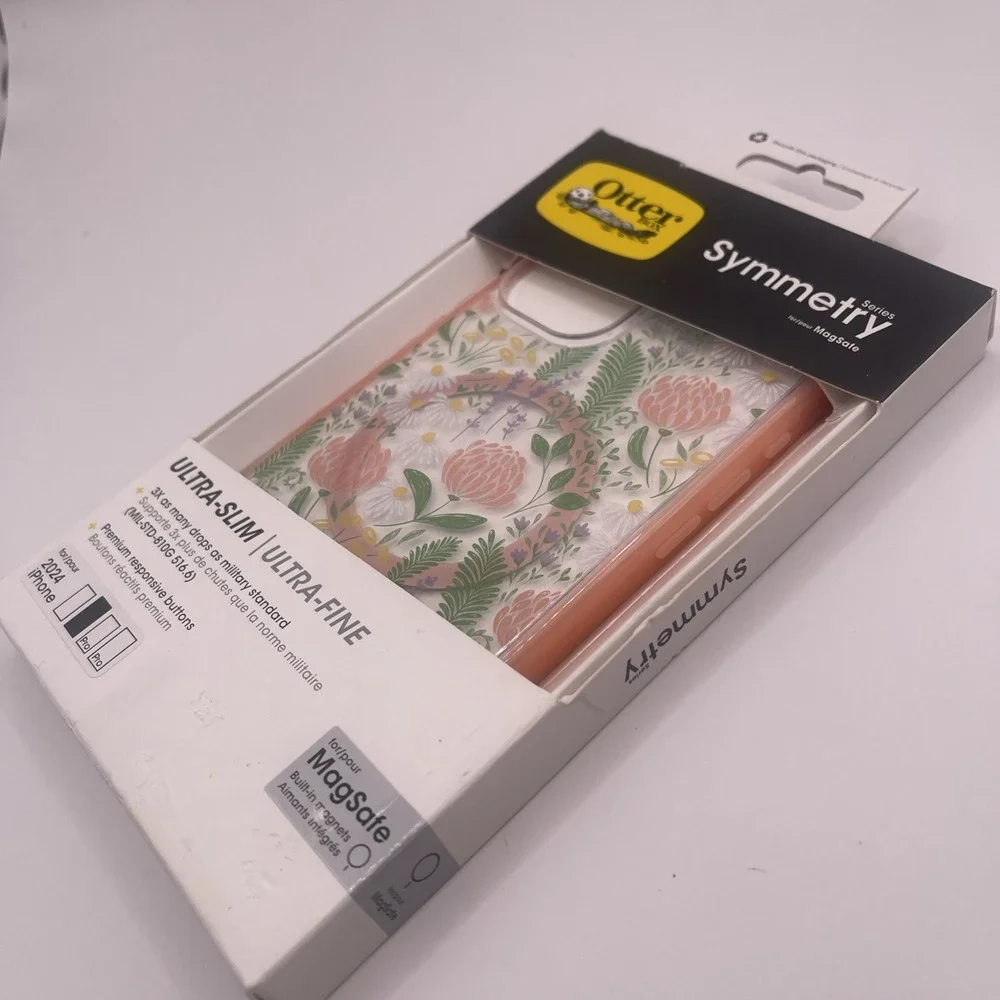 OtterBox Apple iPhone 16 Plus Symmetry Series Case with MagSafe - Peachy Bloom